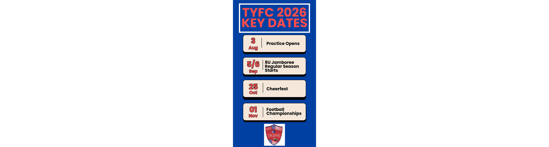 2026 Key Dates